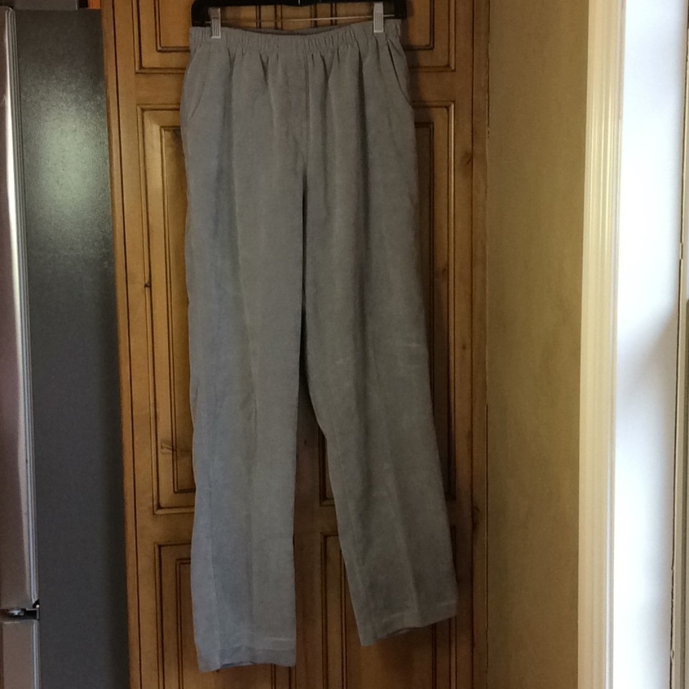 FINAL SALE PRICE Allison Daley Gray Corduroy Pants in Size 12